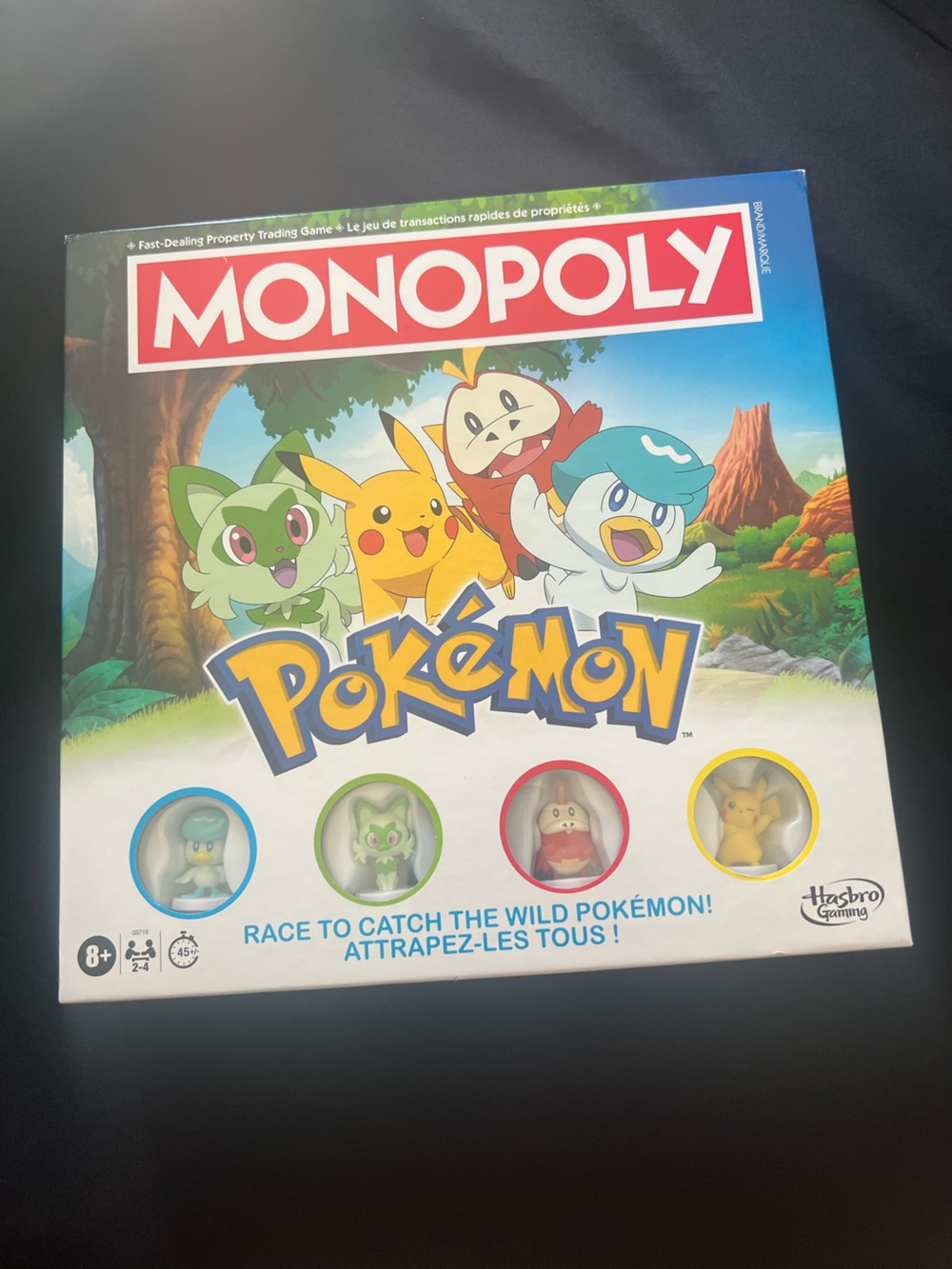 NEW Pokémon Monopoly Board Game - Sealed Bilingual Edition (Scarlet & Violet)
